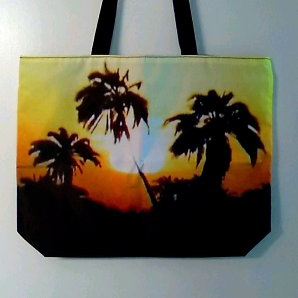 NEW- Tote bag- Shoulder bag- Palm Trees